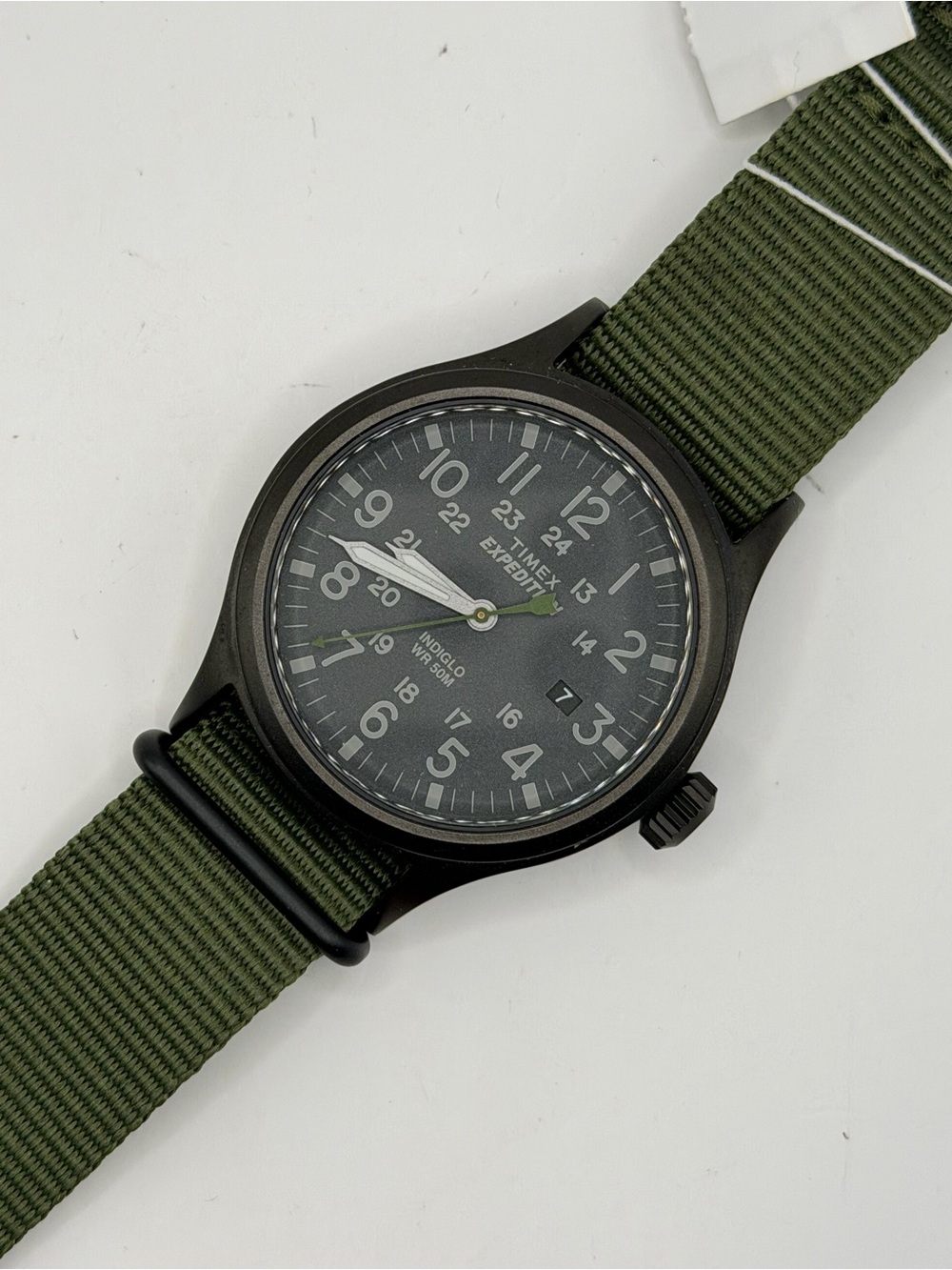 Timex Men's Expedition Scout Green/Black 40mm Casual Watch Fabric Strap
